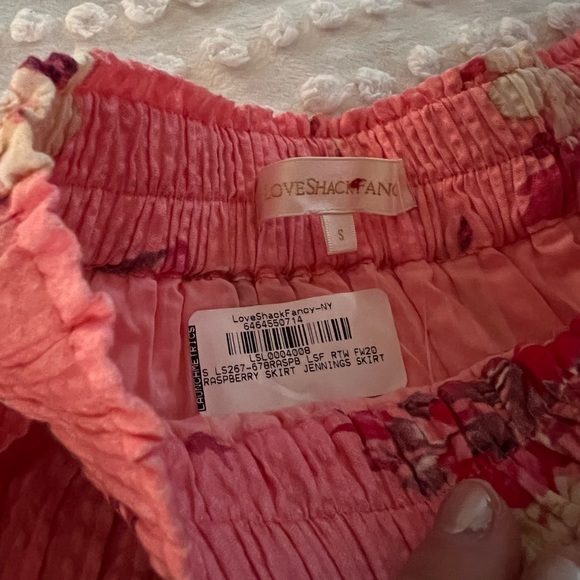 LOVESHACKFANCY Jennings Mini Skirt NWT - Picture 10 of 10